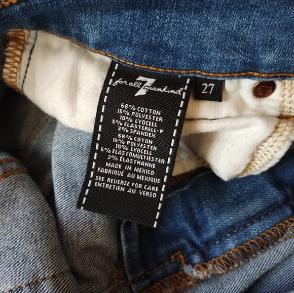 7 for all mankind tailorless dojo sz 27 - Picture 4 of 4